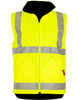 Yellow Front - SW76 Biomotion VIC Rail Reversible Safety Vest
