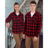 WT11 Unisex Flannel Plaid Shirt