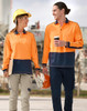 SW90 Hi-Vis Sustainable Cool-Breeze Truedry Safety L/S Polo - AIW