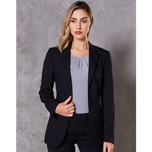 M9200 WoMens Stretch Wool Blend Mid Length Jacket