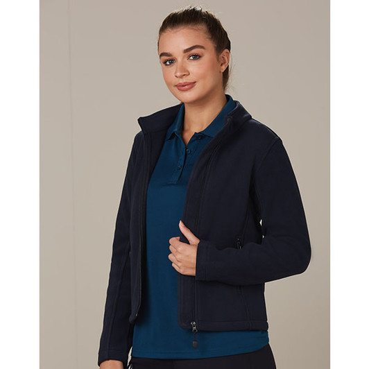 PF08 ladies bonded P/F full zip jacket