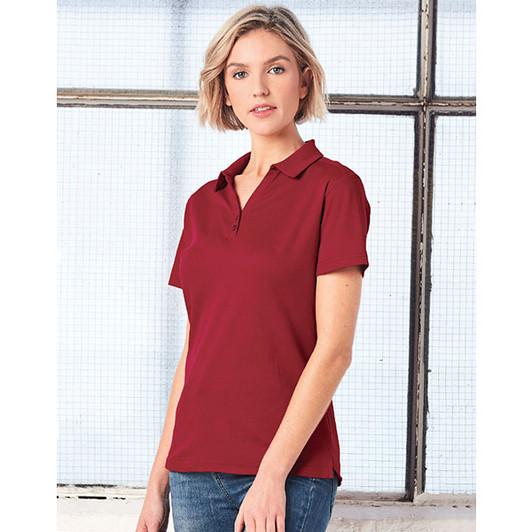 PS34B Ladies Cotton Back Truedry S/S Polo