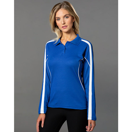 PS70 Ladies TrueDry Long Sleeve Polo