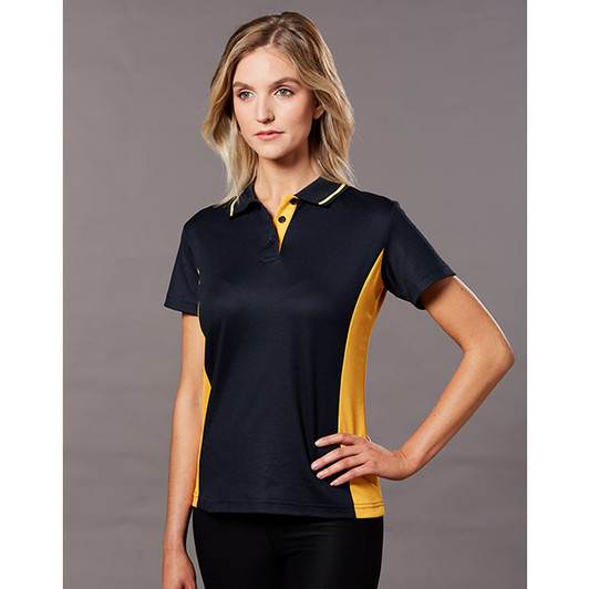 PS74 Ladies TrueDry Contrast S/S Polo