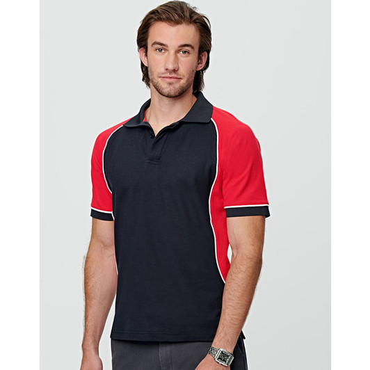 PS77 Mens TrueDry Tri-colour S/S Pique Polo