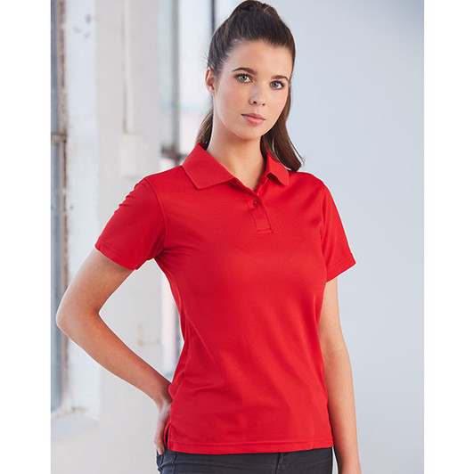 PS82 Ladies Cooldry Pique Soild Colour S/S Polo
