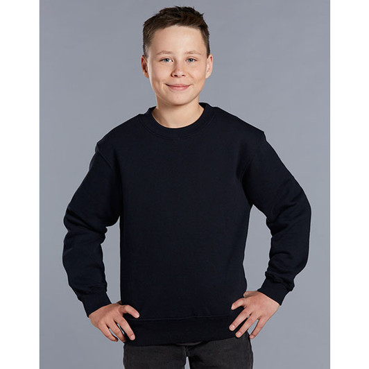 FL01K Kids Crew Neck Fleecy Sweater