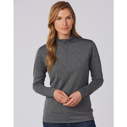 FL26 Ladies Half Zip L/S Sweat Top