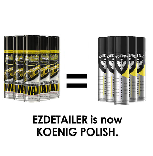 EZdetailer® Carnauba Cleaner Wax - 6 cans (now Koenig Polish 6 can) EZdetailer® Carnauba Cleaner Wax - 6 cans (now Koenig Polish 6 can)