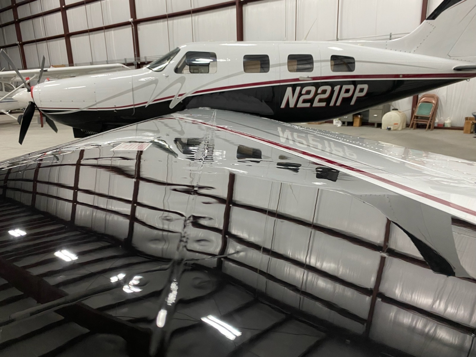 Customer aircraft polished with Koenig Polish