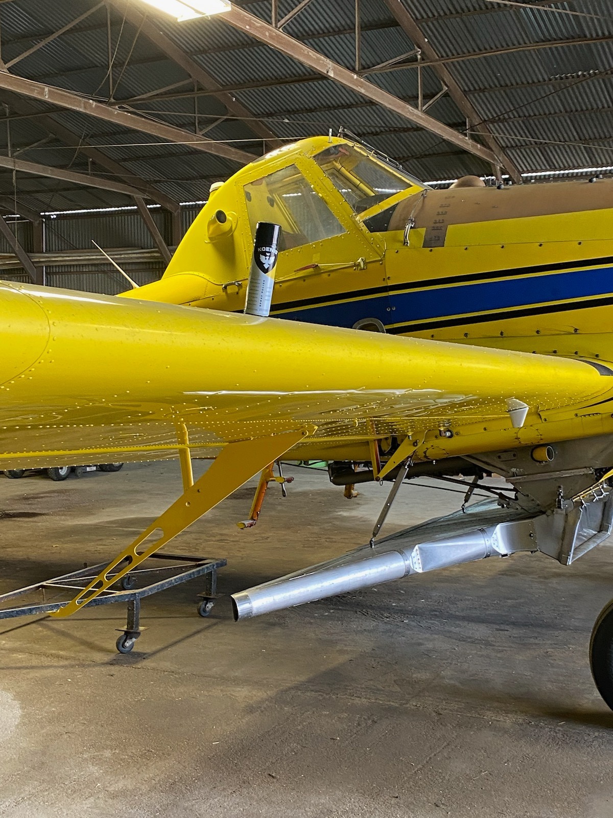 Customer aircraft polished with Koenig Polish