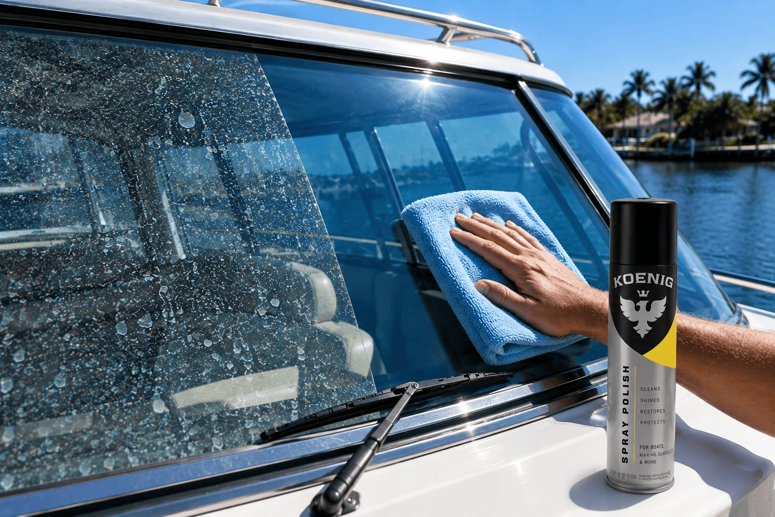 How to Remove Water Spots from Boat Glass and Windshields Without Scratching