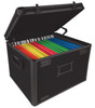 Vaultz Locking Letter/Legal Size File Chest, Tactical Black - VZ00306-1