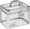 Vaultz Locking Security Box, Acrylic Clear - VZ00155