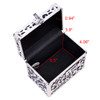 Vaultz Locking Medicine Box with Combination Lock, Black & White Leopard - VZ03964