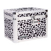 Vaultz Locking Security Box, Black & White Leopard - VZ03971