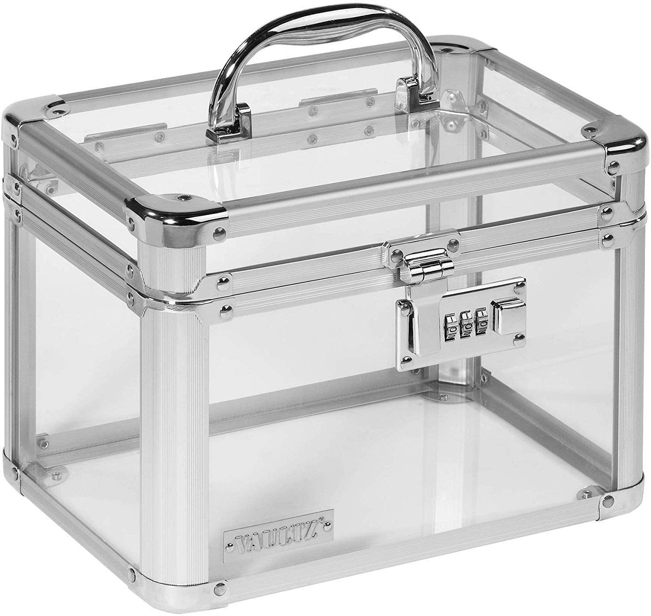 Transparent acrylic box with lock product display storage box