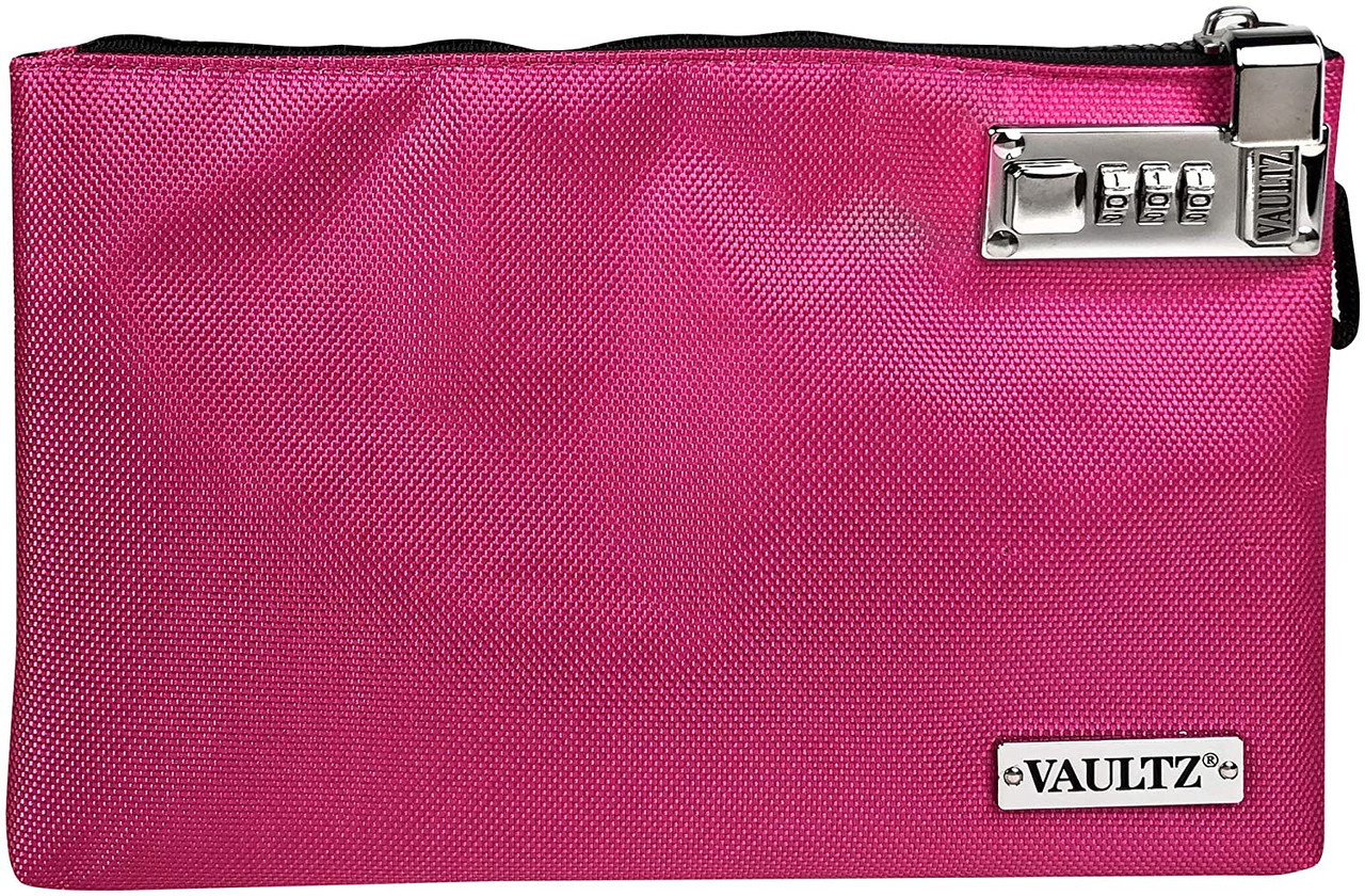 Vaultz Locking Security Box, Pink Blossom Floral - VZ03807