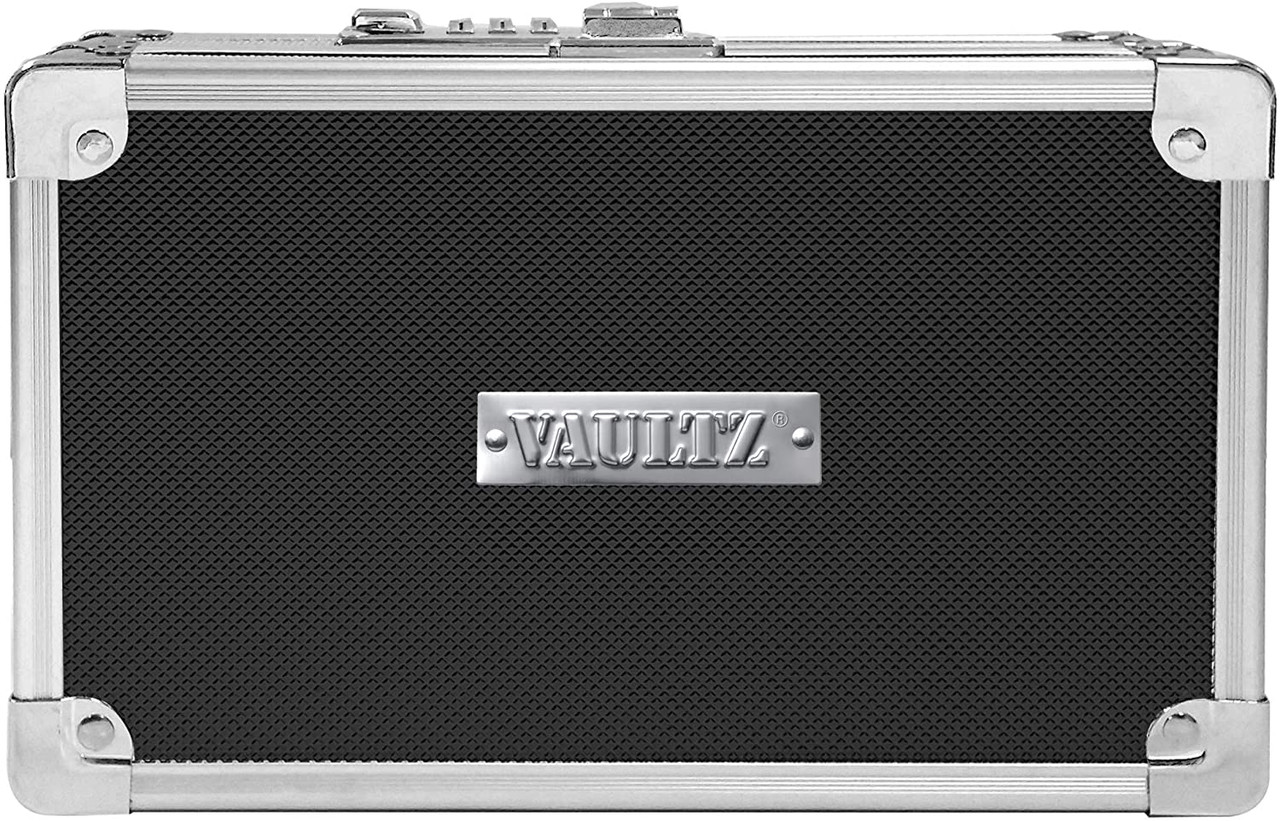 Vaultz Locking Supply Box w/ Combination, Black - VZ03511
