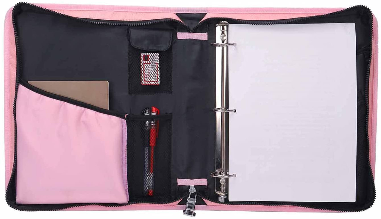 Case It The Z 3 Rinb Zipper Binder Pink with Black and Gray - books &  magazines - by owner - sale - craigslist