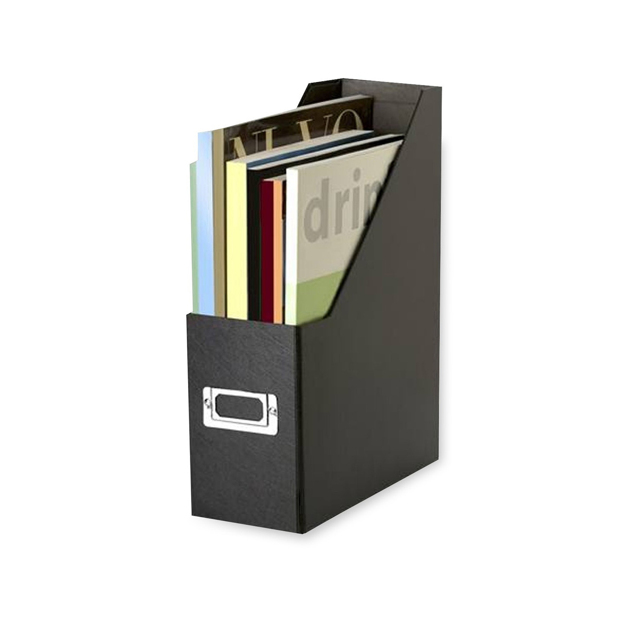 Magazine File - Black - Spine Grommet - Snap-N-Store - SNS01565 Magazine File - Black - Spine Grommet - Snap-N-Store - SNS01565