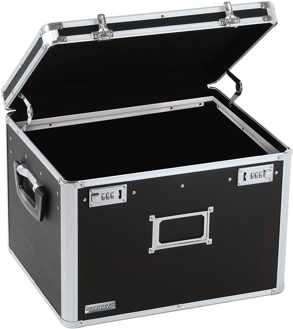 Black Locking Letter/Legal Chest - HIPAA Compliant - Vaultz - VZ01008
