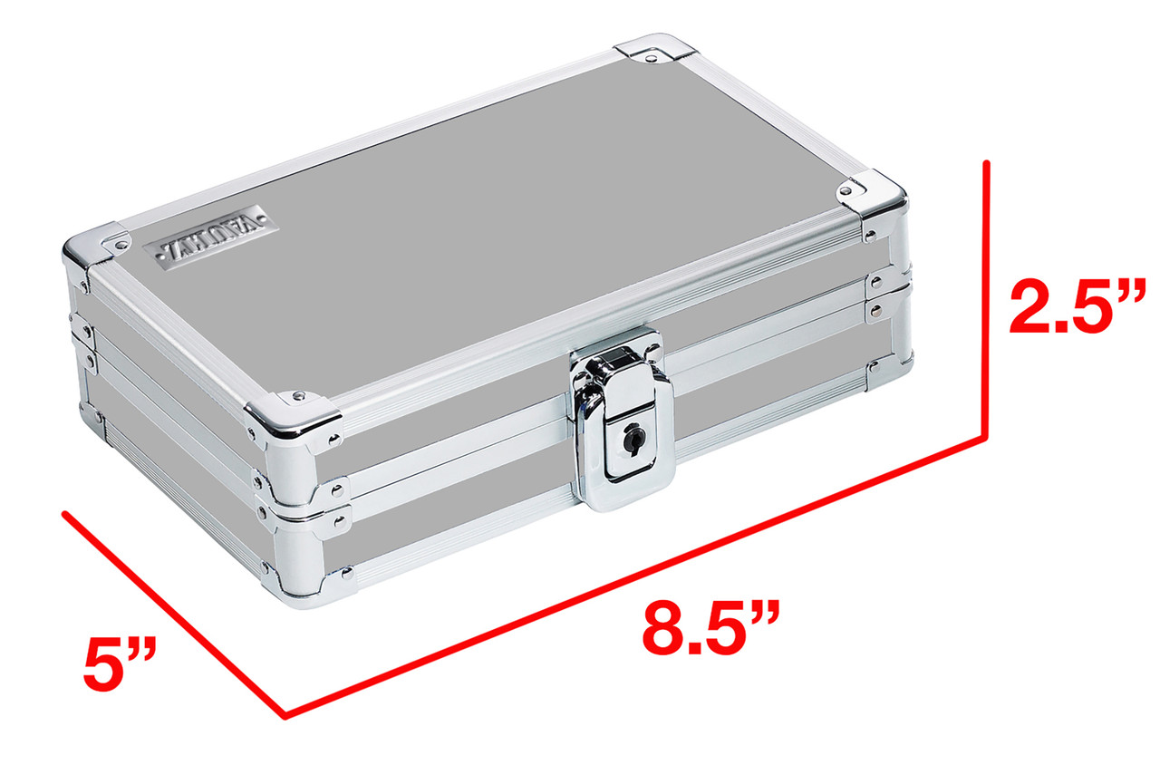 Pencil Box w/ Key Lock Tactical Black Vaultz VZ00192