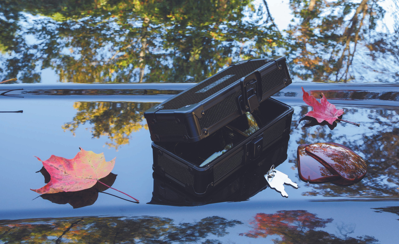 Locking Sport Sunglass Case - Tactical Black - Vaultz - VZ00718