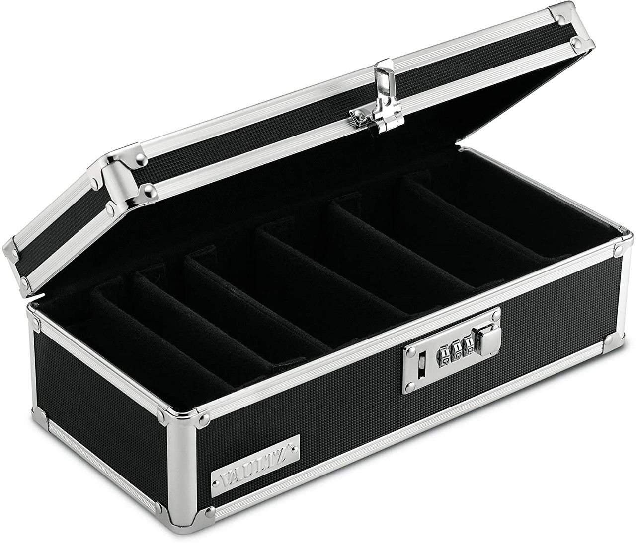 Locking Pill Storage Box - Black - Vaultz - VZ03480