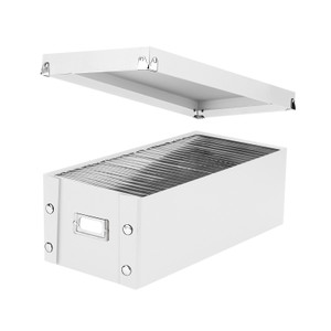 Snap-N-Store DVD Storage Box, White - SNS03317
