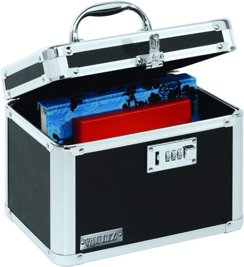 Vaultz Locking Personal Storage Box - Black