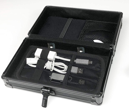 Vaultz Personal Locking Storage Box - Vaultz Combination Lock Box, Black  with Batman VZ03917