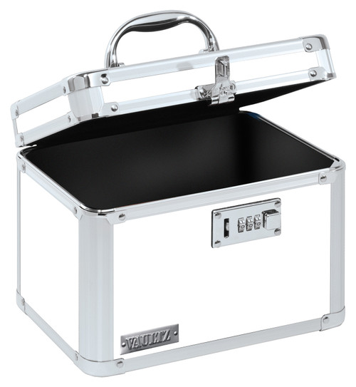 Vaultz Locking Security Box, White - VZ00171