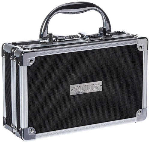 Vaultz Locking Medicine Case with Combination Lock, Black - VZ00361 Vaultz Locking Medicine Case with Combination Lock, Black - VZ00361