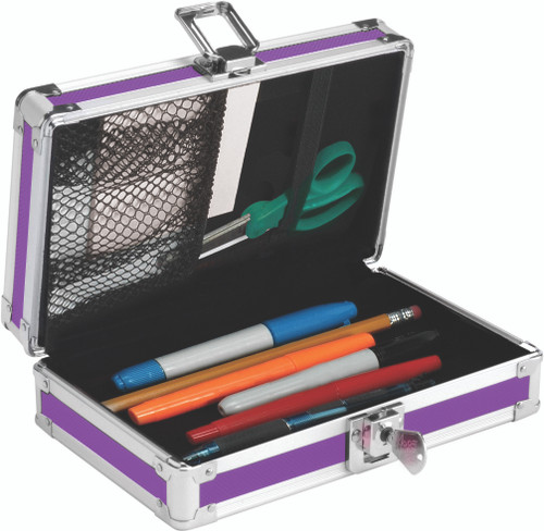 Vaultz Batman Pencil Box - Pink - Vaultz - VZ00878