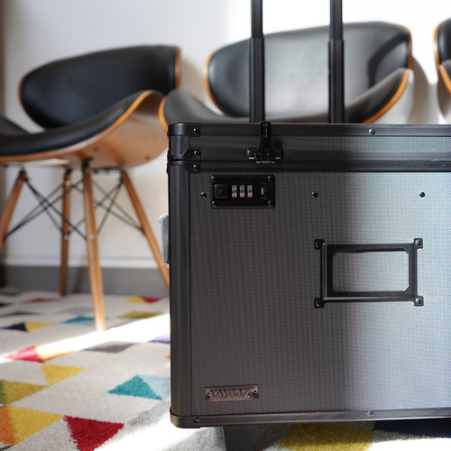 Vaultz Locking Mobile File Chest, Letter/Legal, Tactical Black