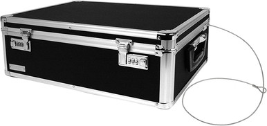 Vaultz Black on Black Locking Storage Chest - Vaultz - VZ00458