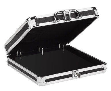 Black Locking Media Binder, 128 Capacity, Key Lock - Vaultz - VZ01045