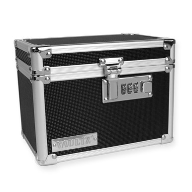 Vaultz Personal Storage Box with Combination Lock - Clear