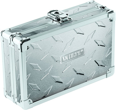 Vaultz Locking Supply/Pencil Box, Treadplate - VZ03608