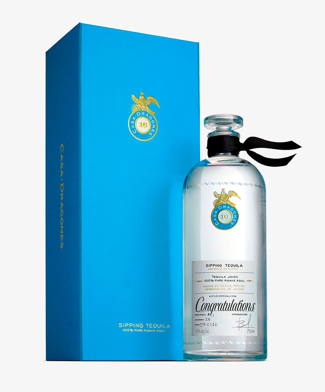 テキーラ　TEQUILA CASA DRAGONES JOVEN Casa Dragones Joven Personalized