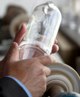 Casa Dragones Joven bottle with hand-engraved pepita design on the crystal decanter.