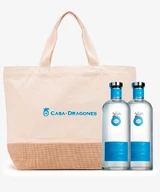 2 Cas Dragones Blanco con tote bag de cortesía