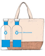 2 Casa Dragones Blanco con tote bag