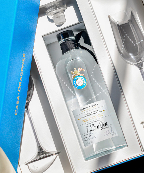 RB Tequila Casa Dragones Joven Gift Set Personalized