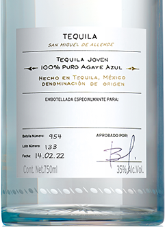 Vista previa de la botella personalizada