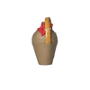 3" GOLDEN THUNDERBOLT CROSSETTE
