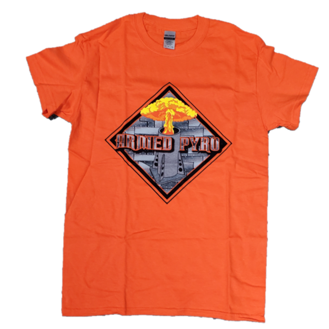 ARMED PYRO ORANGE SHIRT