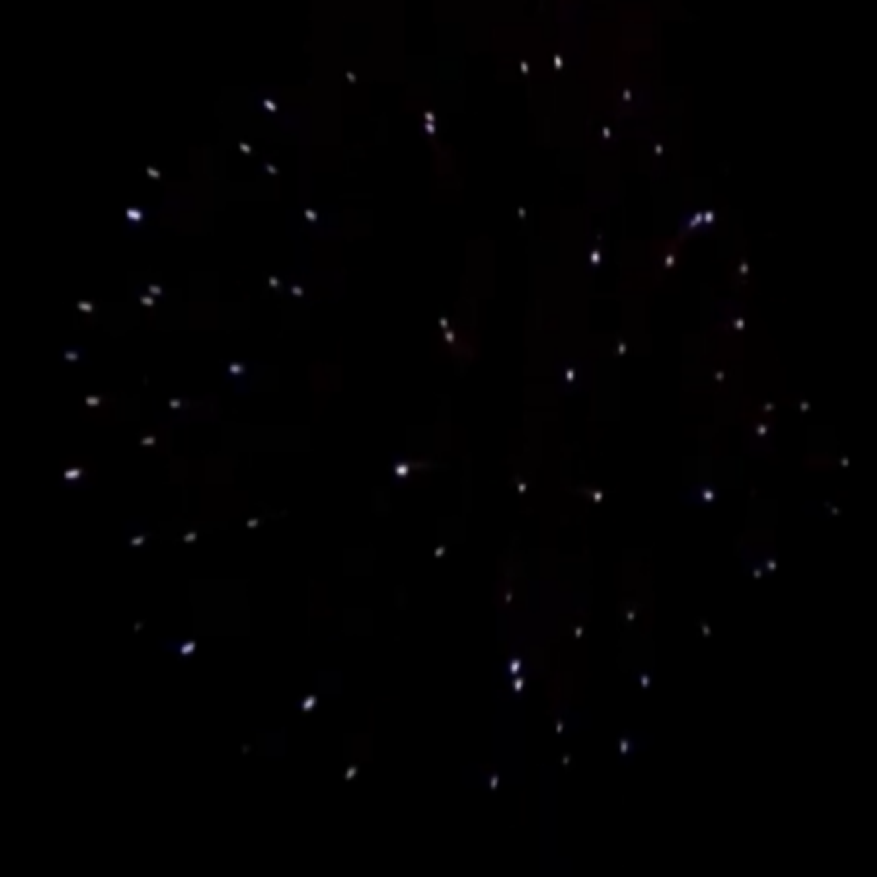 3" BLUE CHRYSANTHEMUM W/ BLUE TAIL 72/1 3" BLUE CHRYSANTHEMUM W/ BLUE TAIL 72/1