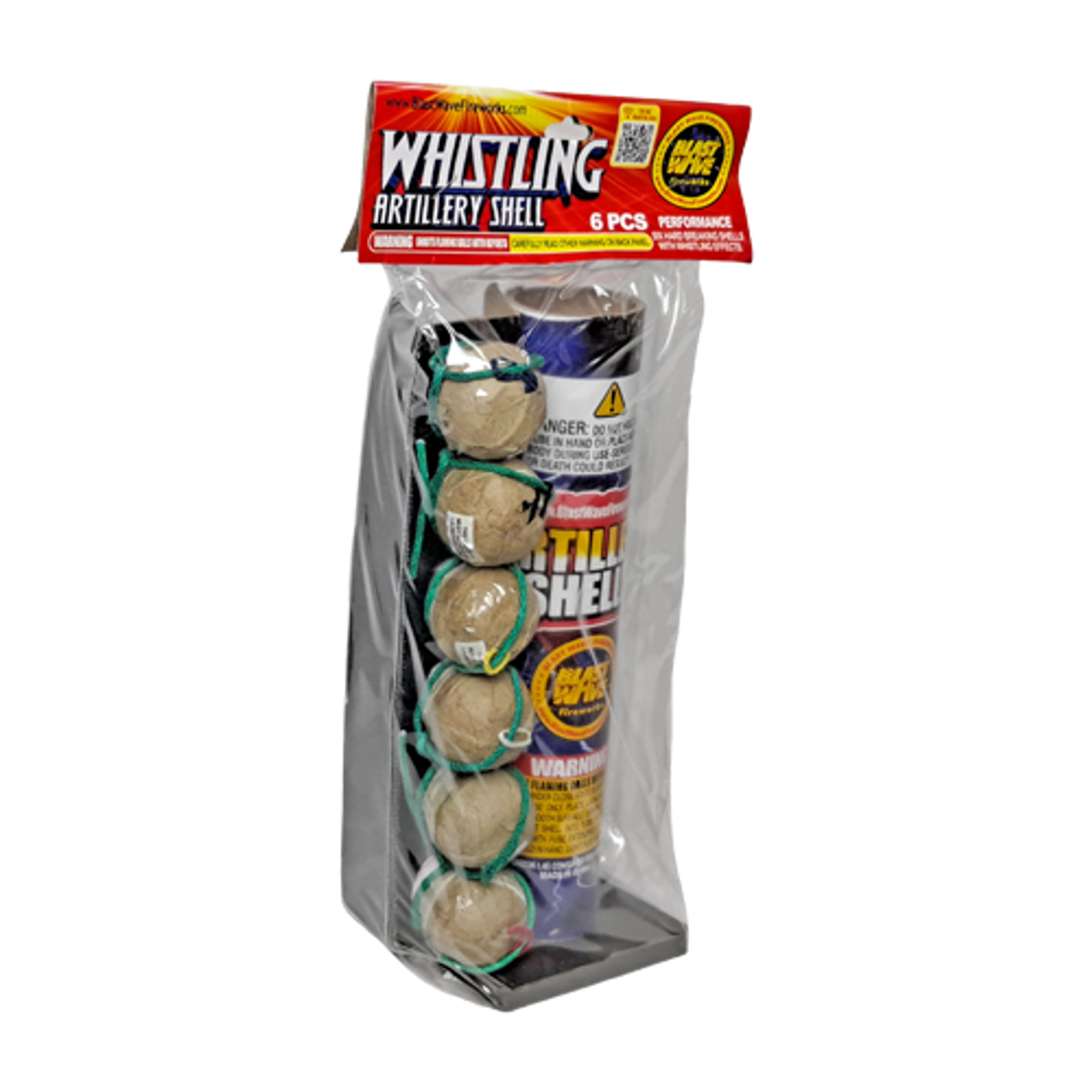 POLY PACK WHISTLING ARTILLERY SHELL 6/1